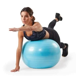Weighted Stability Ball 55–75 cm – Exercise, Yoga & Balance Ball with Pump