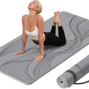 Extra-Wide Non-Slip Yoga Mat – 72×36 in, Thick & Ideal for Home Gym Workouts