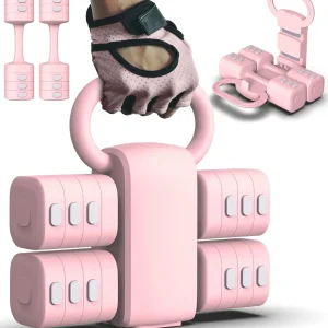 Adjustable Dumbbell Set 4-in-1, 2lb to 5.5lb Weights for Home Gym & Outdoor Exercise Training